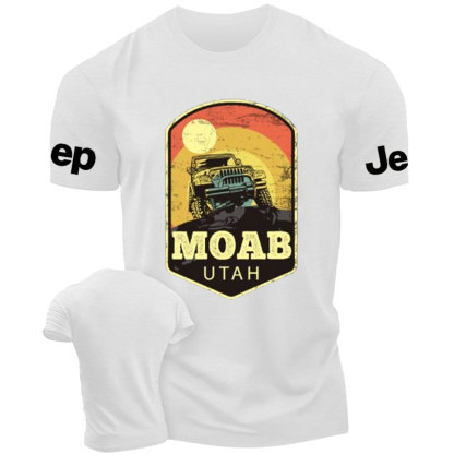 Moab Utah Jp Vintage Sunset T-Shirt