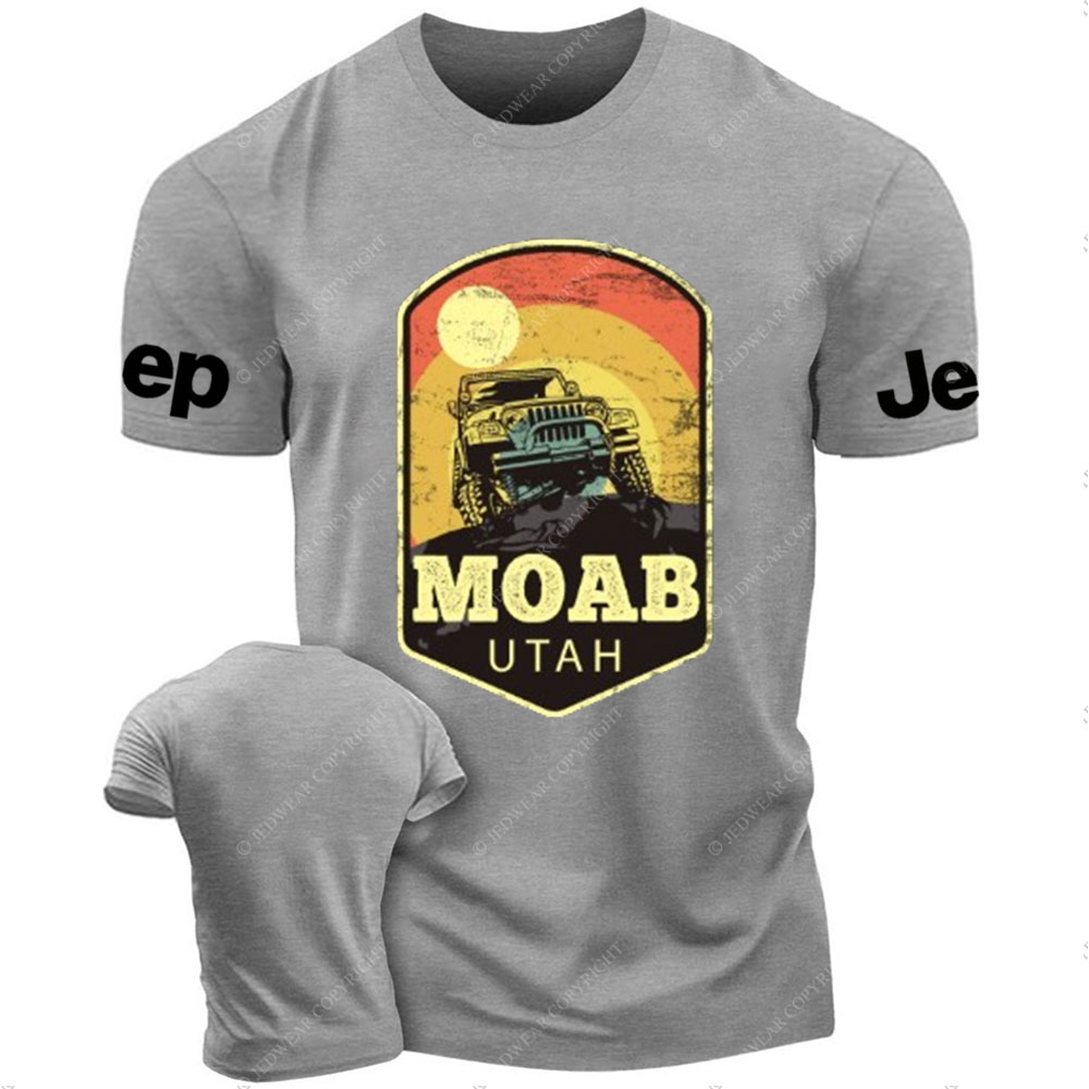 Moab Utah Jp Vintage Sunset T-Shirt