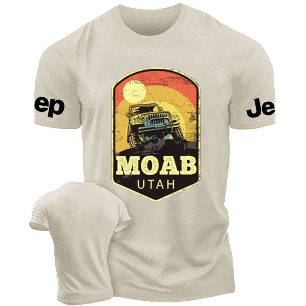Moab Utah Jp Vintage Sunset T-Shirt