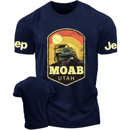 Moab Utah Jp Vintage Sunset T-Shirt