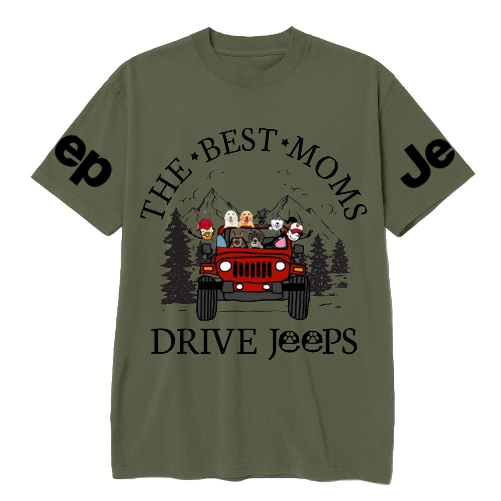 The Best Dog Mom Drives Jp T-Shirt