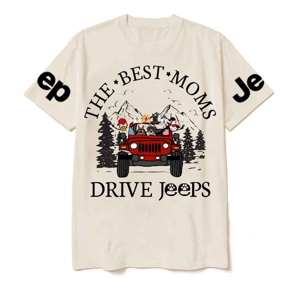 The Best Dog Mom Drives Jp T-Shirt