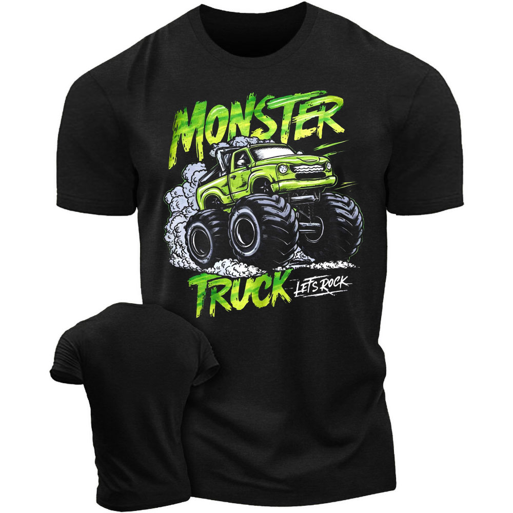 Monster Truck, Let's Rock Men's Tshirt