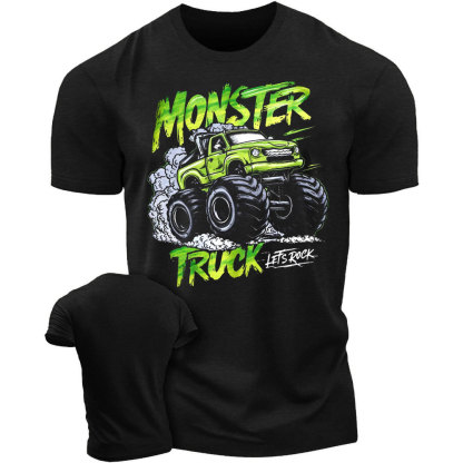 Monster Truck, Let's Rock Men's Tshirt