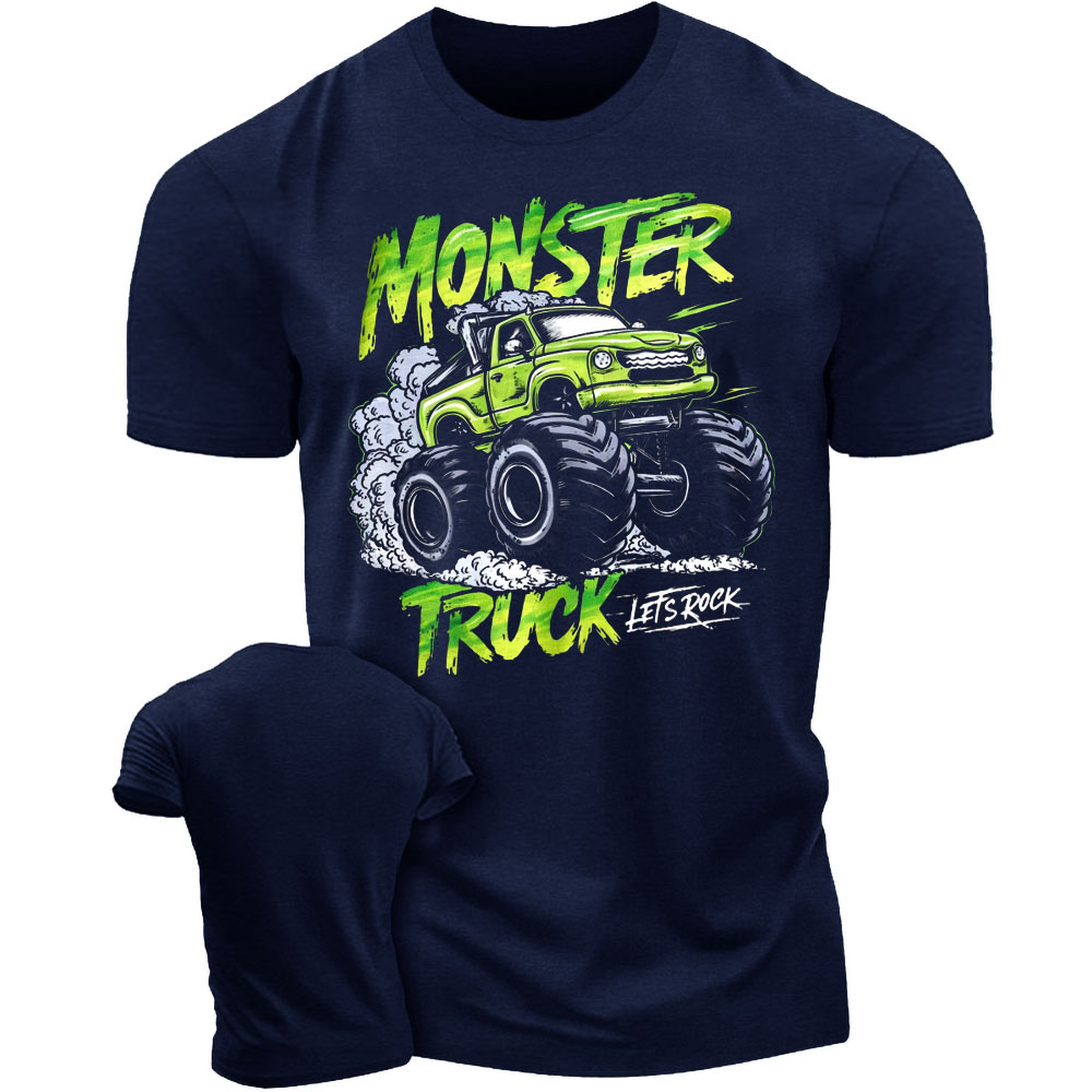 Monster Truck, Let's Rock Men's Tshirt