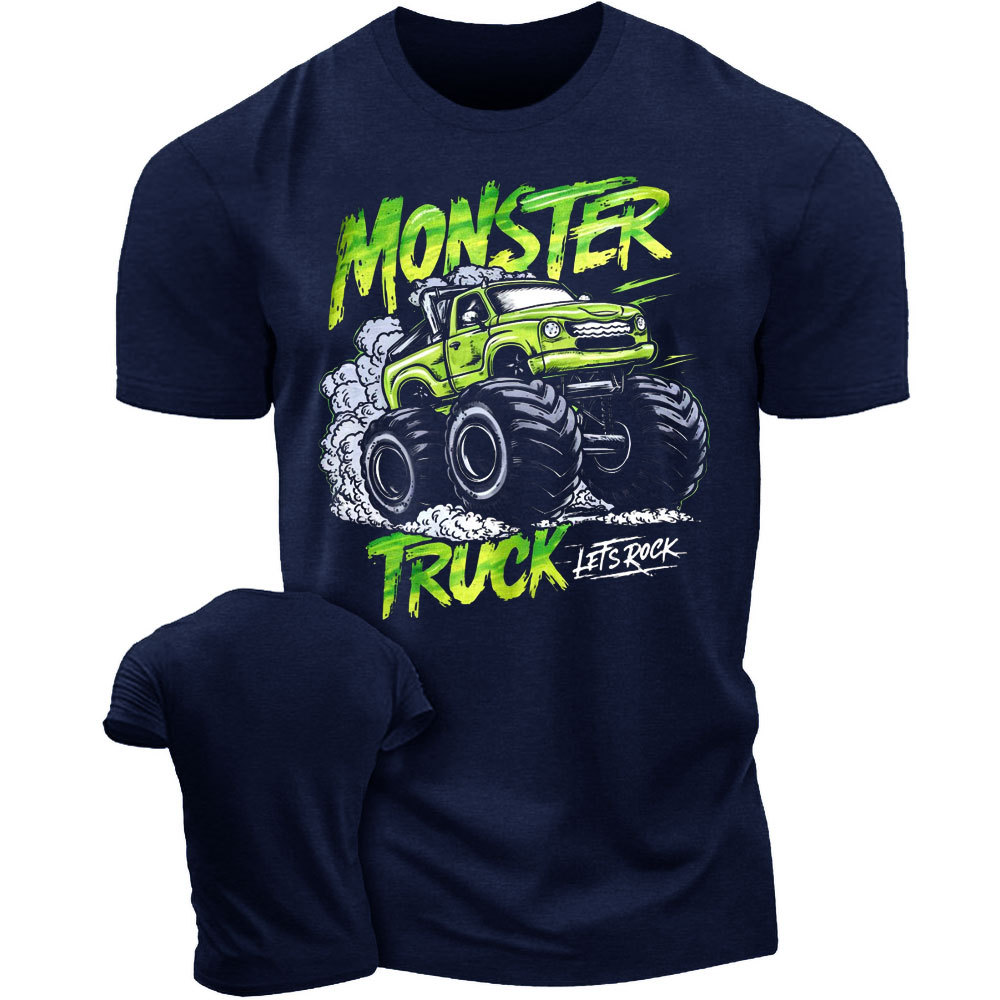 Monster Truck, Let's Rock Men's Tshirt