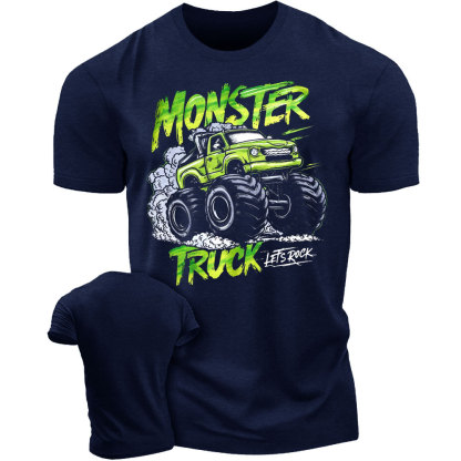 Monster Truck, Let's Rock Men's Tshirt