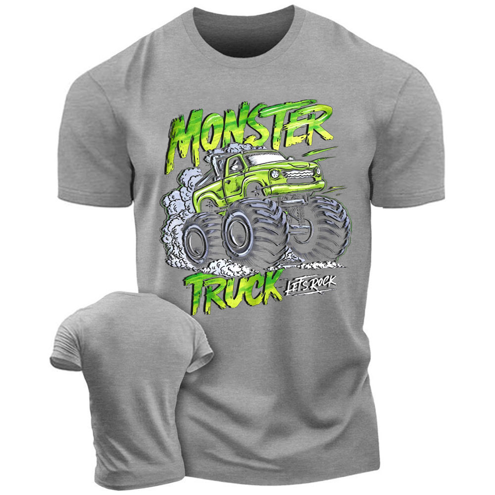 Monster Truck, Let's Rock Men's Tshirt