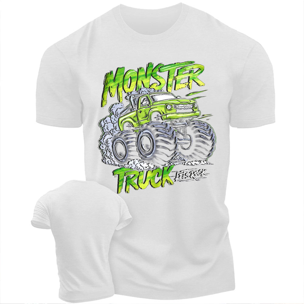 Monster Truck, Let's Rock Men's Tshirt