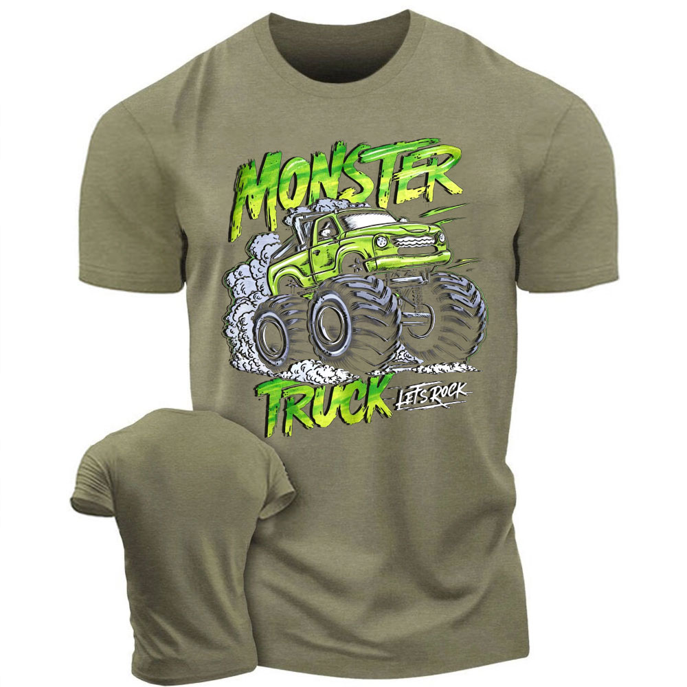 Monster Truck, Let's Rock Men's Tshirt
