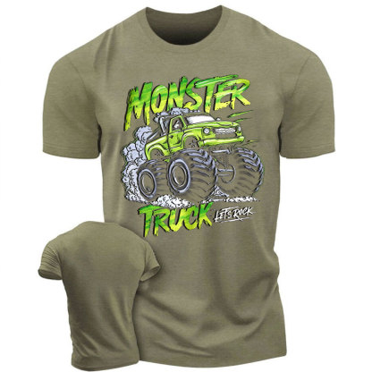 Monster Truck, Let's Rock Men's Tshirt