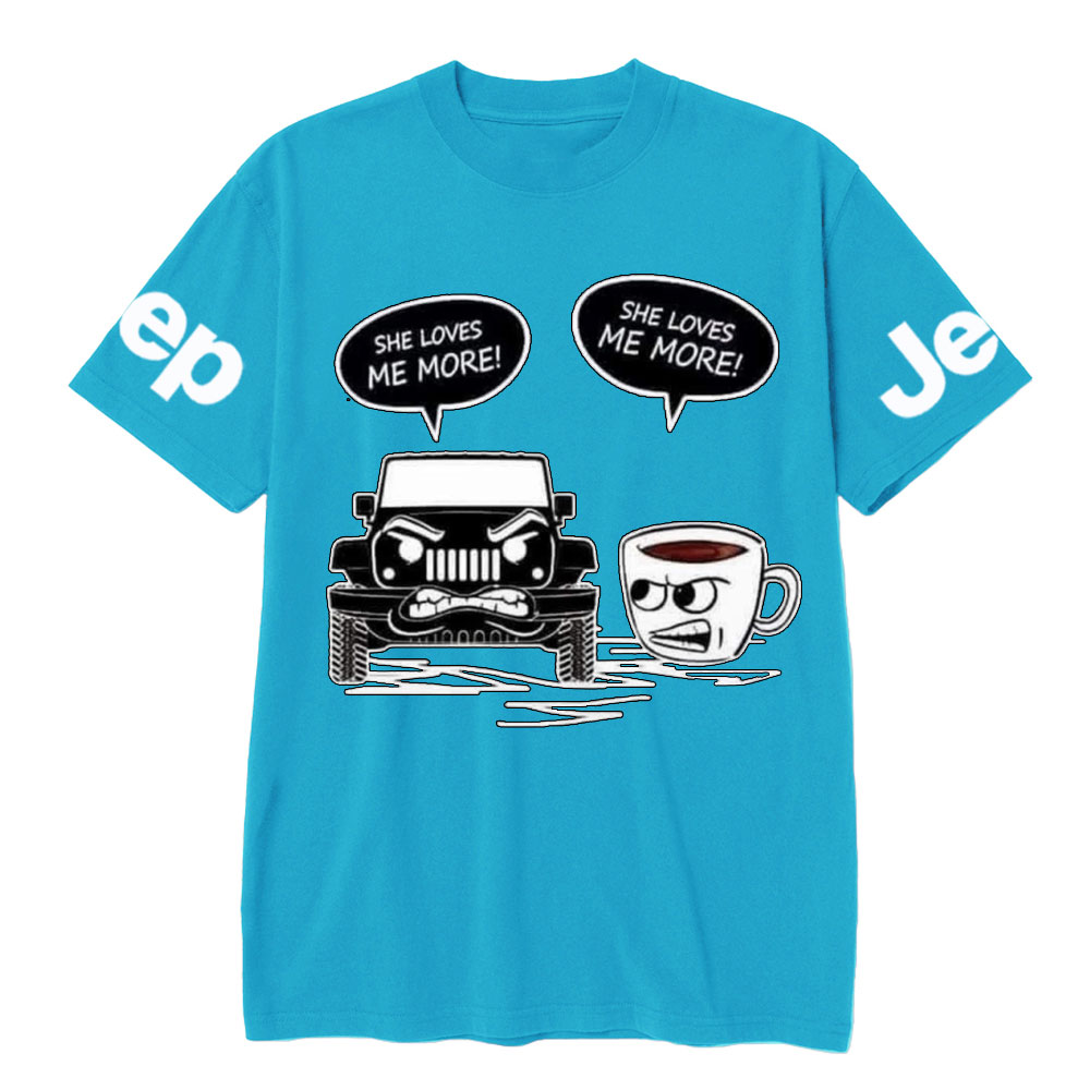 She Loves More Coffee or Jp T-Shirt