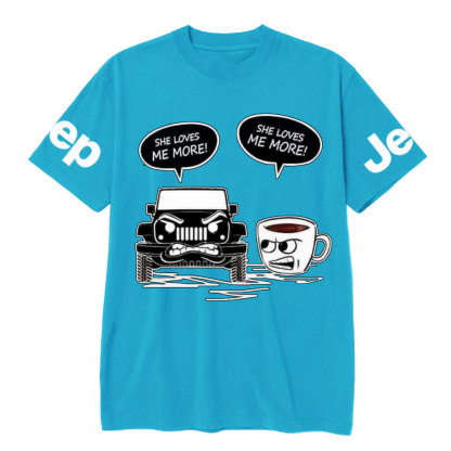 She Loves More Coffee or Jp T-Shirt