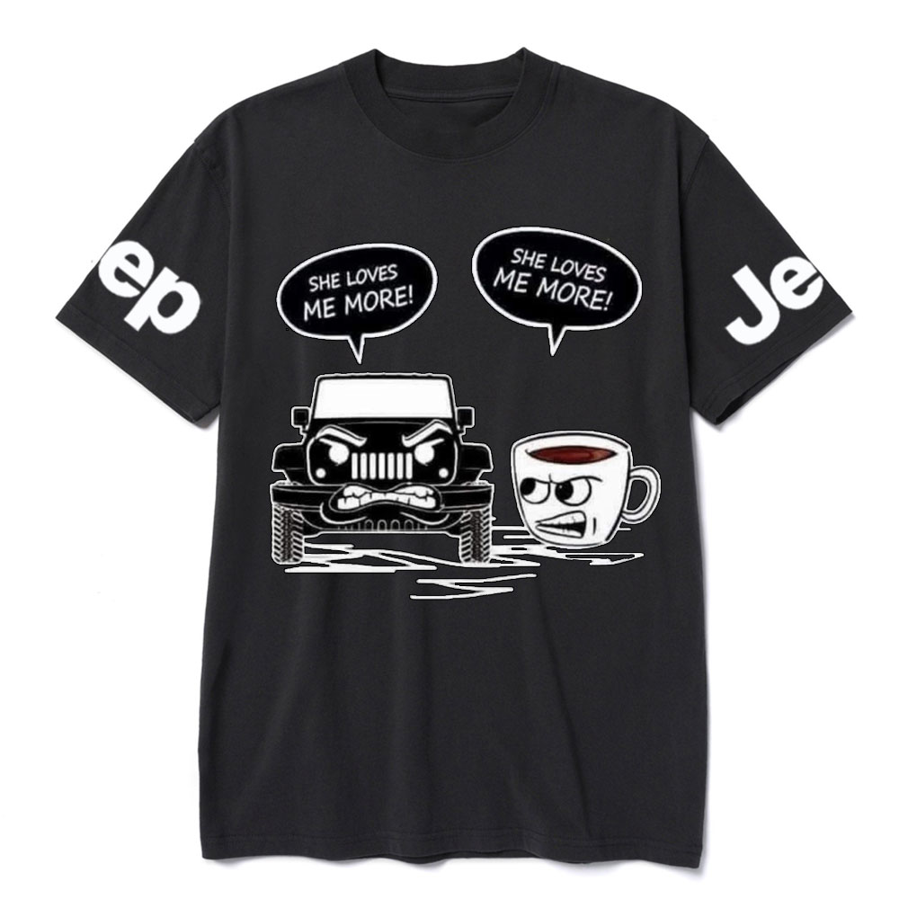 She Loves More Coffee or Jp T-Shirt