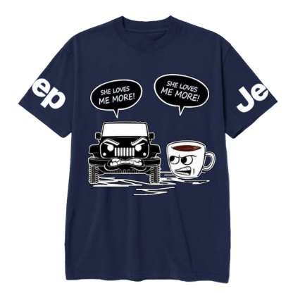 She Loves More Coffee or Jp T-Shirt