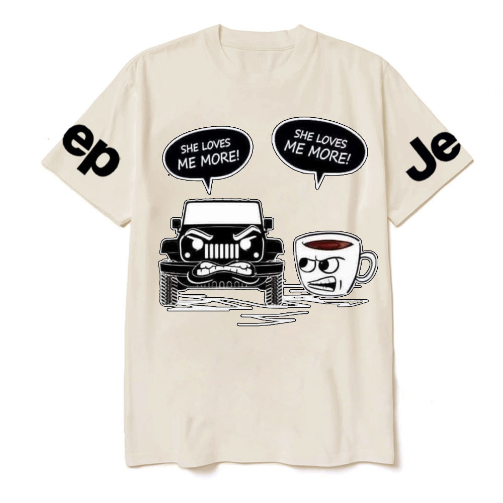 She Loves More Coffee or Jp T-Shirt
