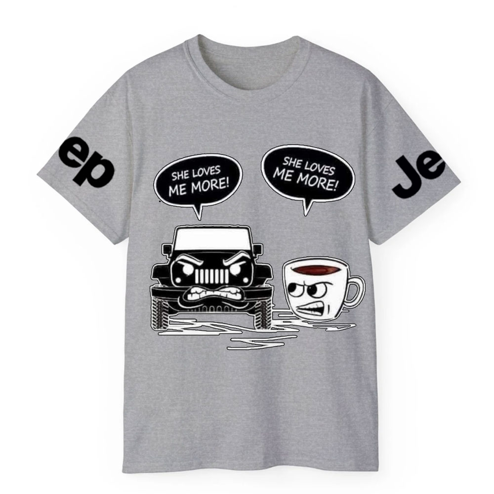 She Loves More Coffee or Jp T-Shirt