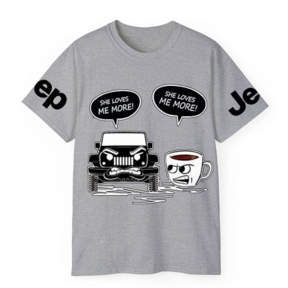 She Loves More Coffee or Jp T-Shirt