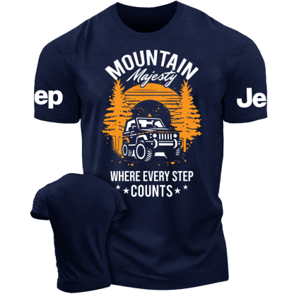 Mountain Majesty Where Every Step Counts Jp T-Shirt