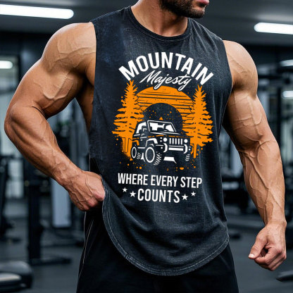 Mountain Majesty Where Every Step Counts Jp Lover - Men Tank