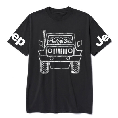 Mountain Girl 4x4 Jp Driver off-road Renegade Rubicon Wrangler T-Shirt