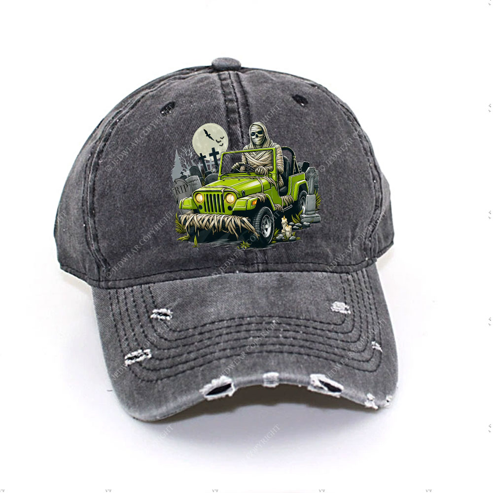 Mummy Jp-O-ween Halloween Baseball Cap