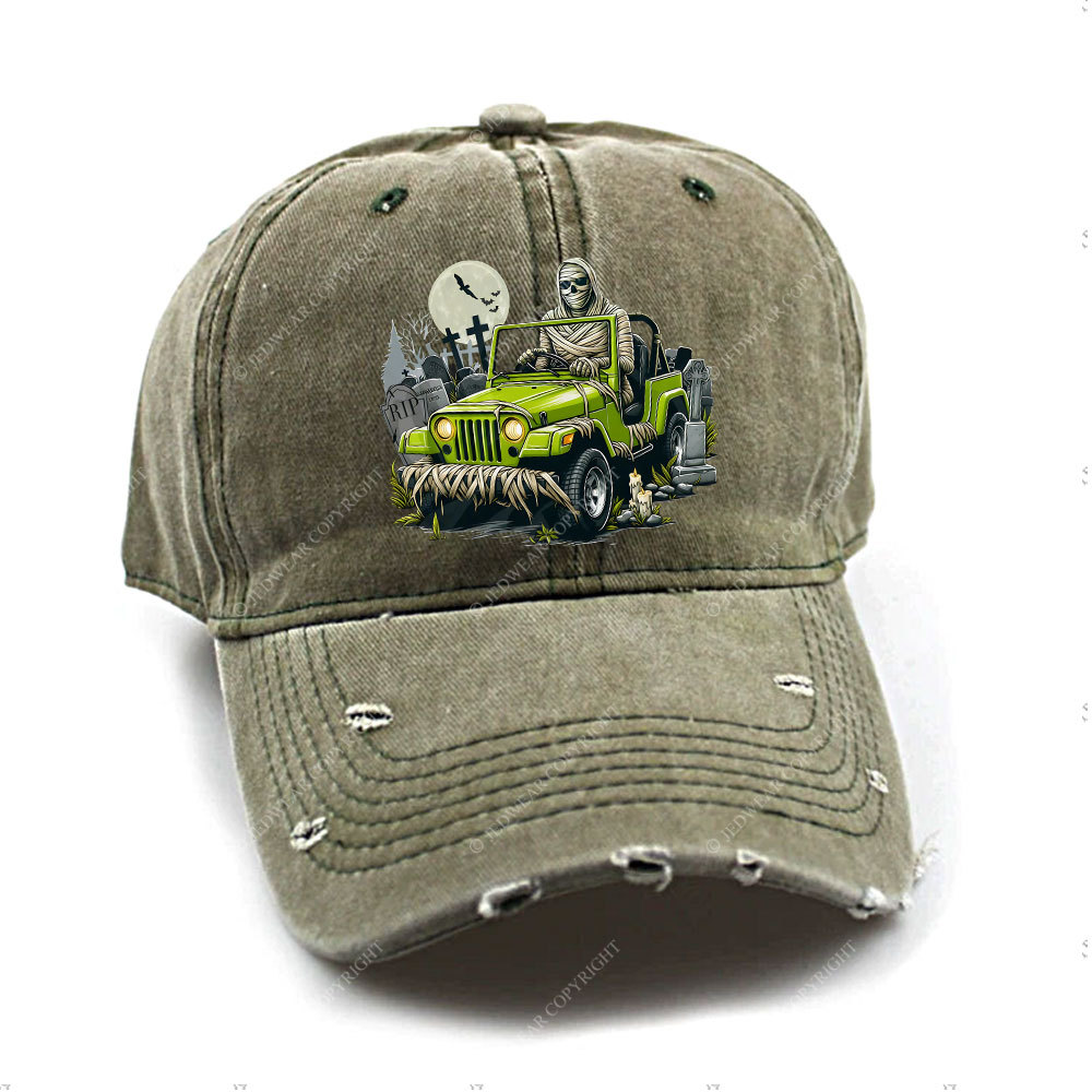 Mummy Jp-O-ween Halloween Baseball Cap