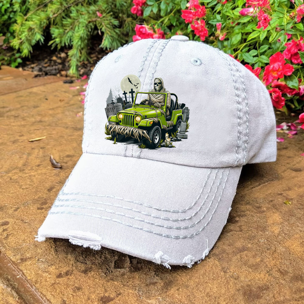 Mummy Jp-O-ween Halloween Baseball Cap