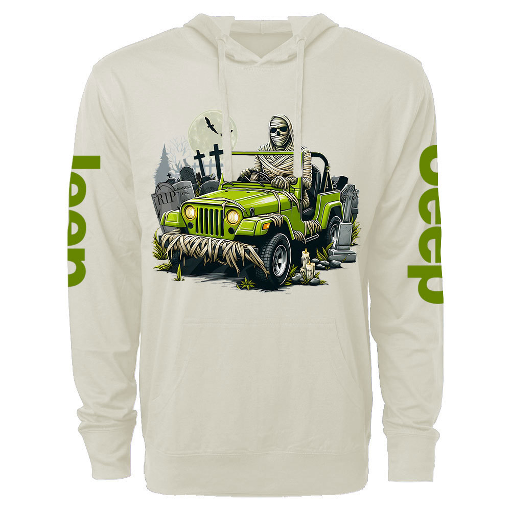 Mummy Jp-O-ween Halloween Oversized Lightweight Hoodie