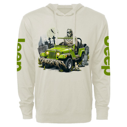 Mummy Jp-O-ween Halloween Oversized Lightweight Hoodie