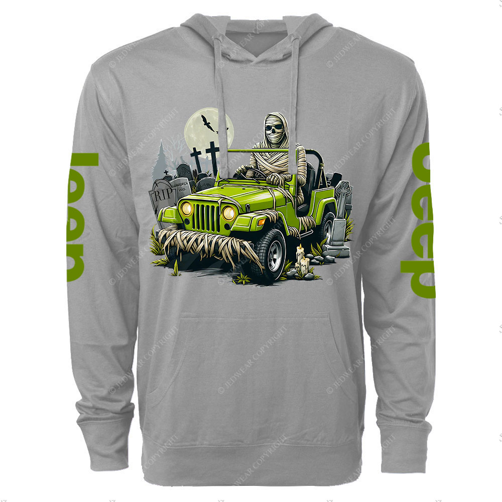 Mummy Jp-O-ween Halloween Oversized Lightweight Hoodie