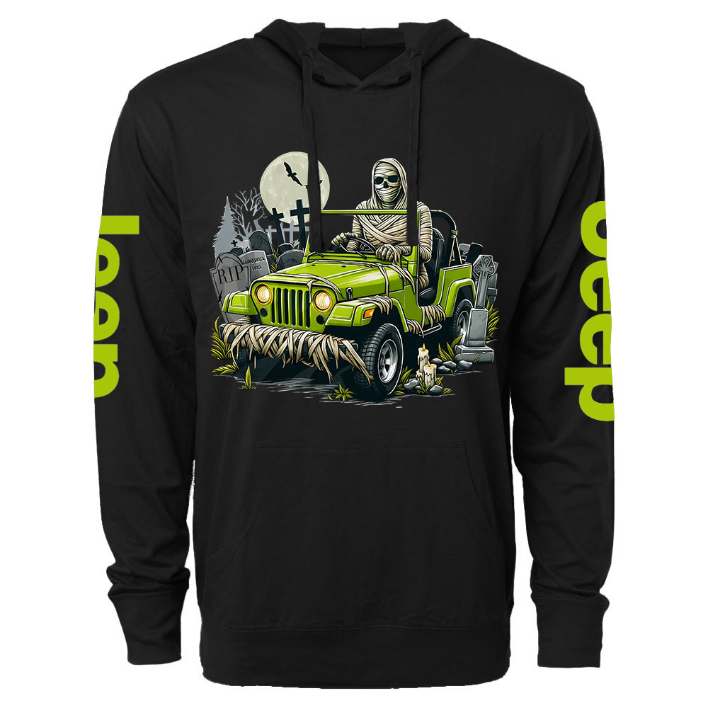 Mummy Jp-O-ween Halloween Oversized Lightweight Hoodie