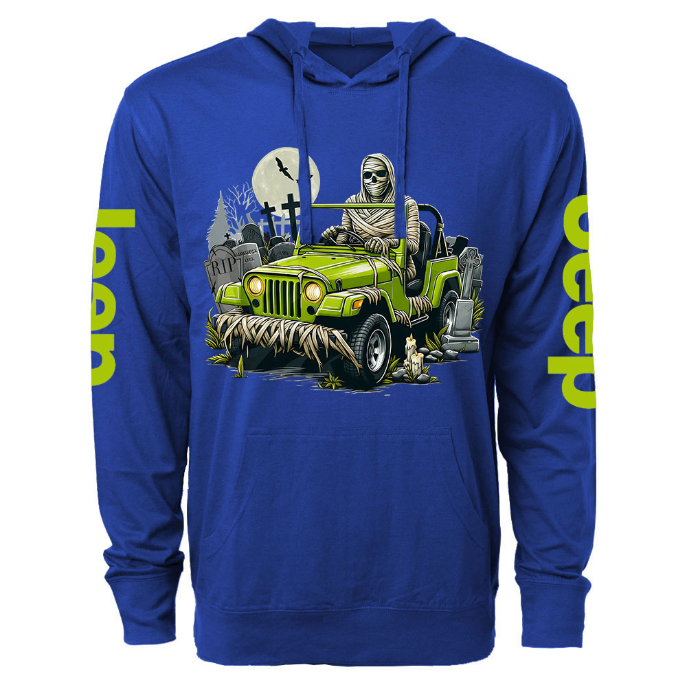 Mummy Jp-O-ween Halloween Oversized Lightweight Hoodie