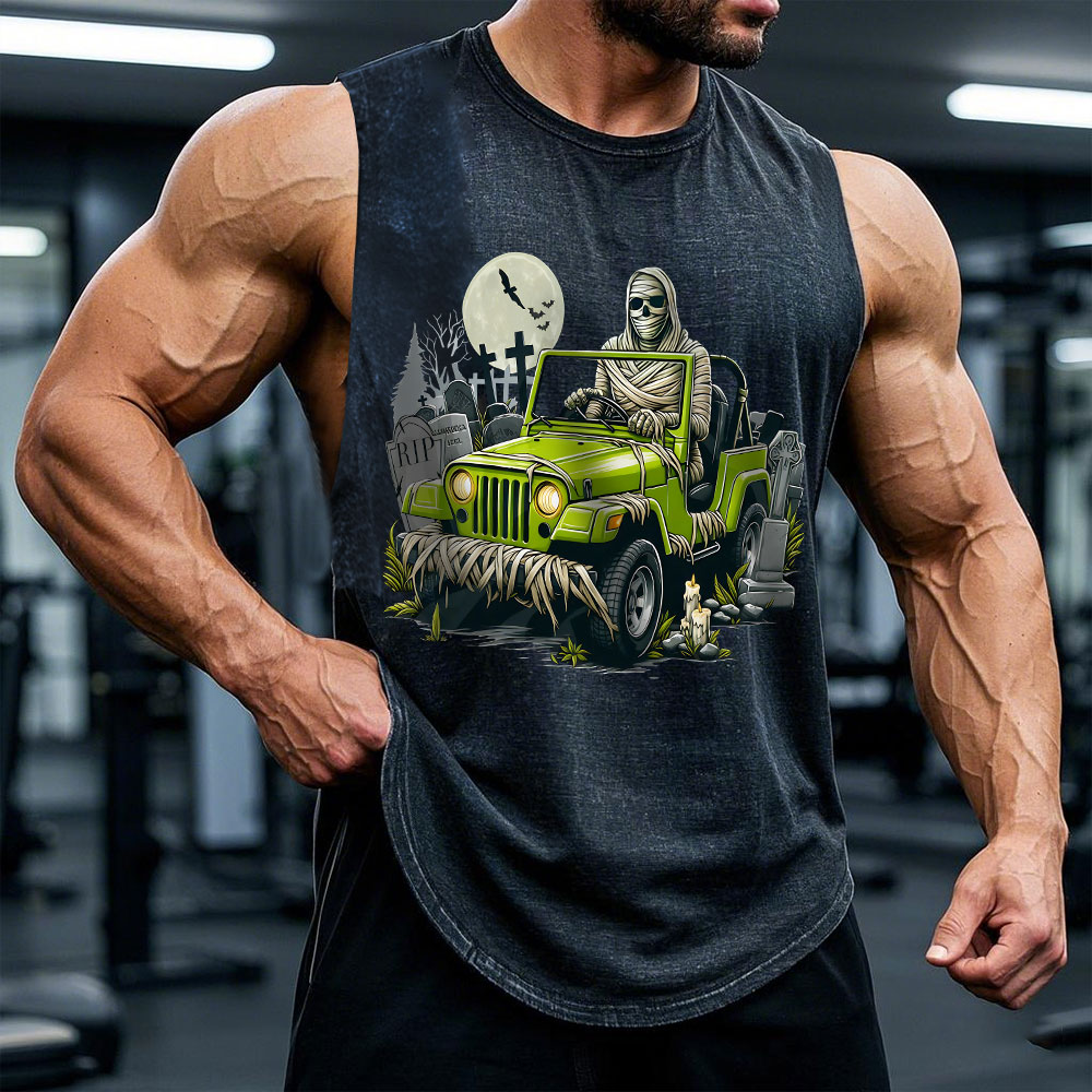 Mummy Jp-O-ween Halloween Men Tank