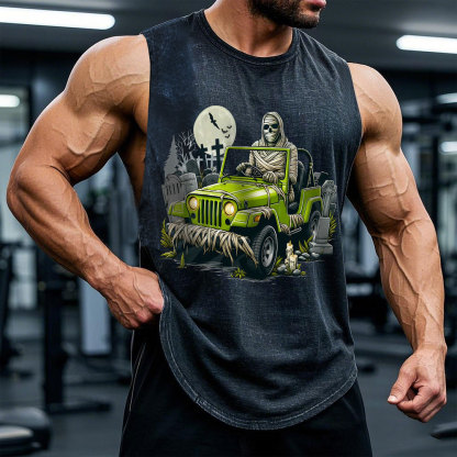 Mummy Jp-O-ween Halloween Men Tank