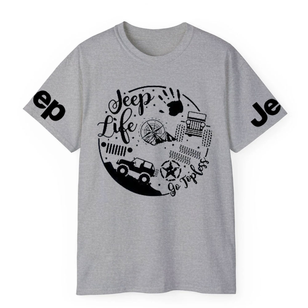 Jp Life Go Topless Amazing Circle Style T-Shirt