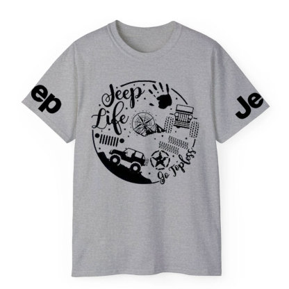 Jp Life Go Topless Amazing Circle Style T-Shirt