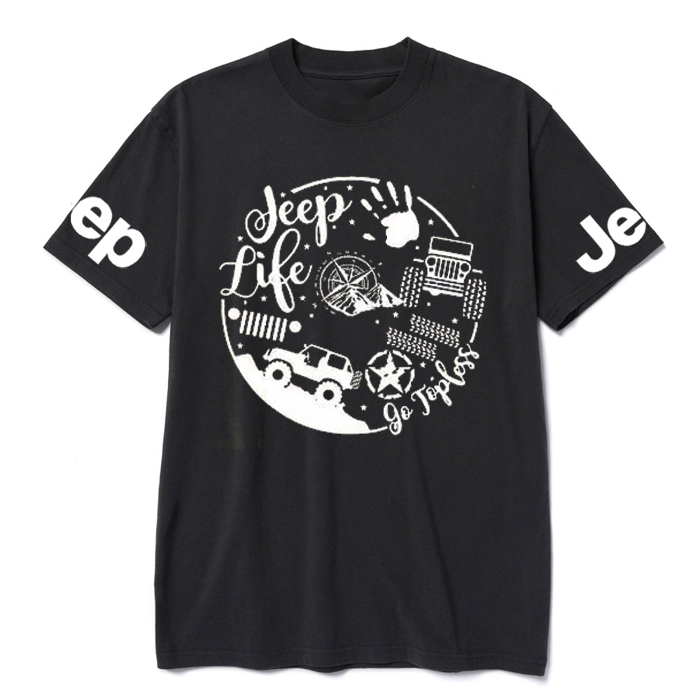 Jp Life Go Topless Amazing Circle Style T-Shirt