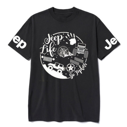 Jp Life Go Topless Amazing Circle Style T-Shirt
