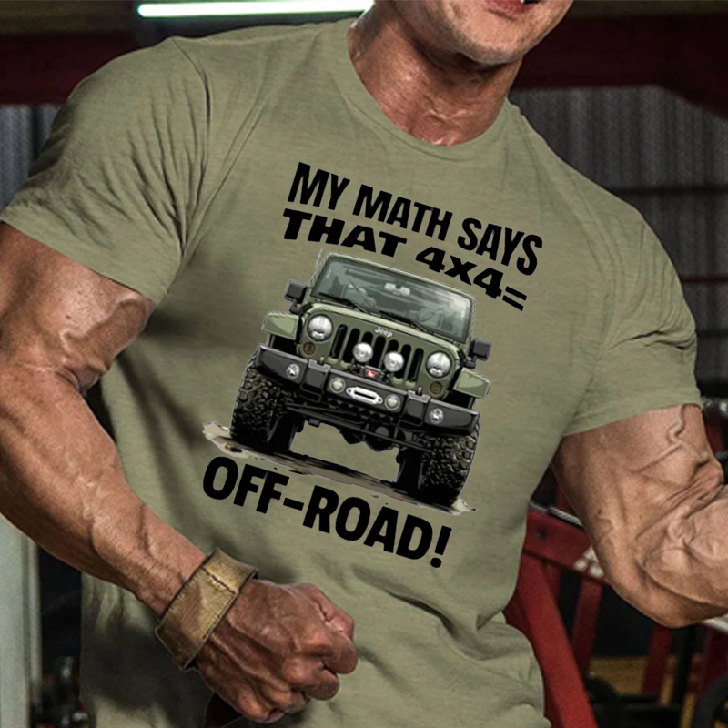 My Math Says That 4X4 = Off-road T-Shirt