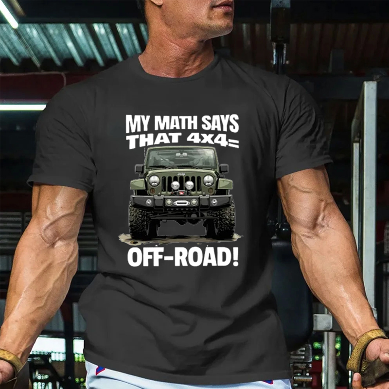 My Math Says That 4X4 = Off-road T-Shirt