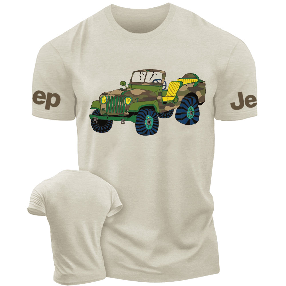 Jpster Camo Natural Organic Jp T-Shirt