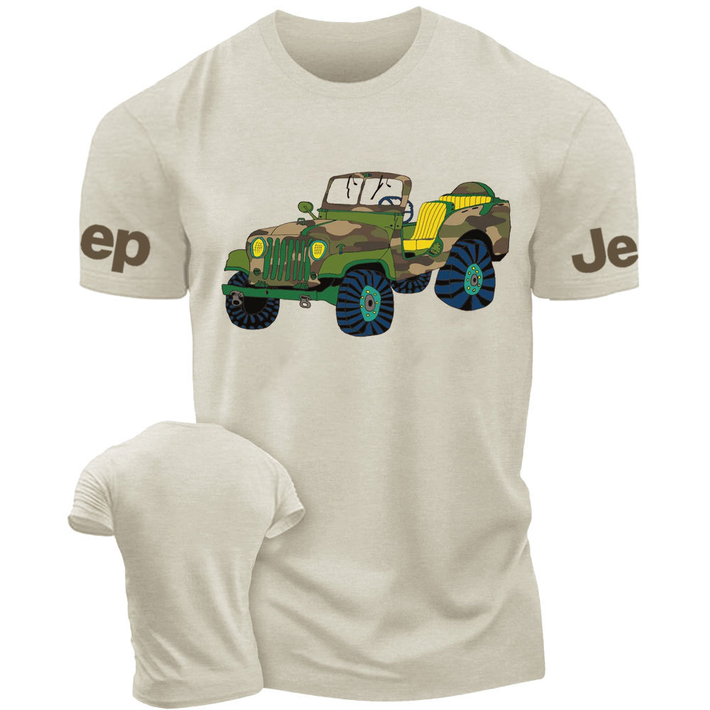 Jpster Camo Natural Organic Jp T-Shirt