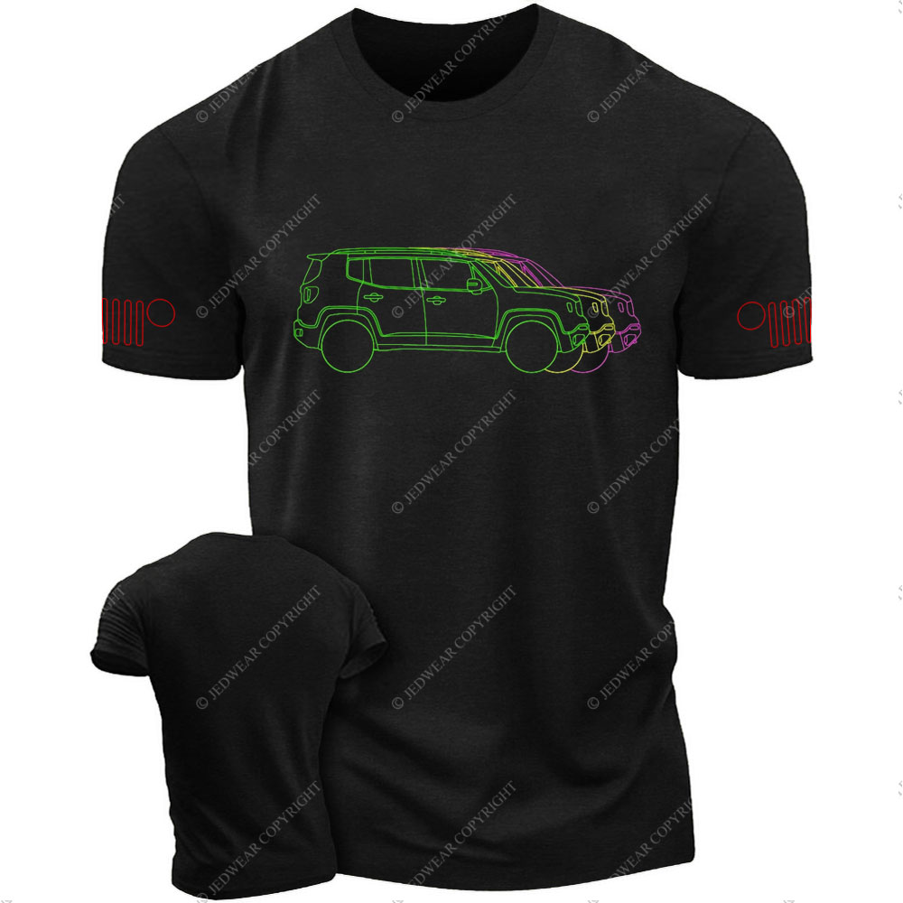 Neon Tricolor Jp Renegade T-Shirt