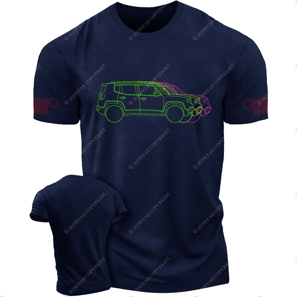 Neon Tricolor Jp Renegade T-Shirt