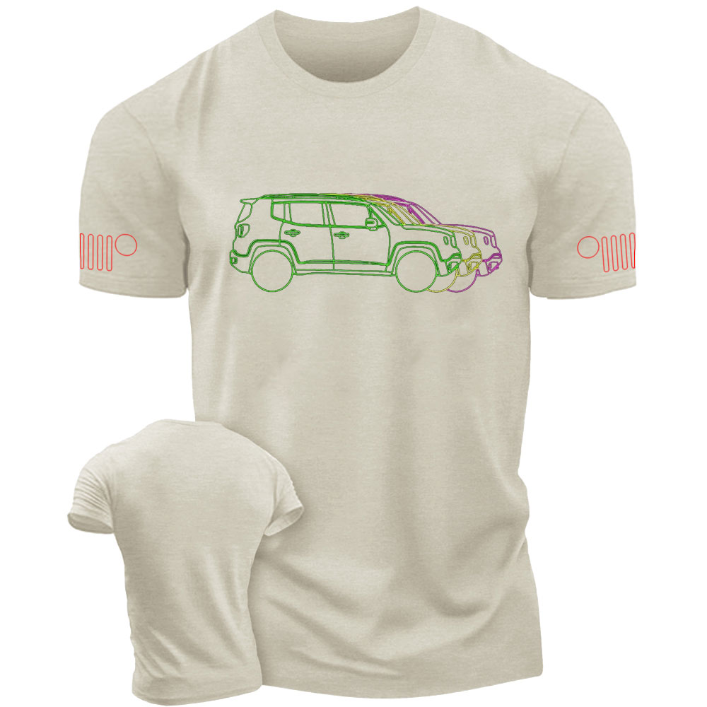 Neon Tricolor Jp Renegade T-Shirt