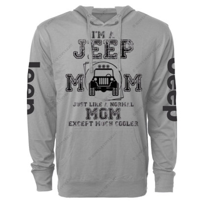 I'm A Jp Mom I Love Jp Oversized Lightweight Hoodie