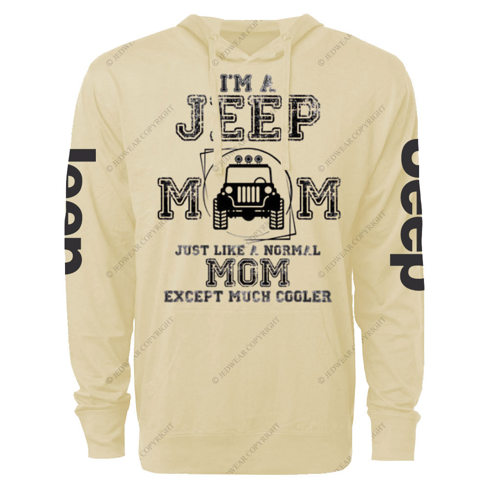 I'm A Jp Mom I Love Jp Oversized Lightweight Hoodie