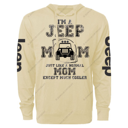 I'm A Jp Mom I Love Jp Oversized Lightweight Hoodie