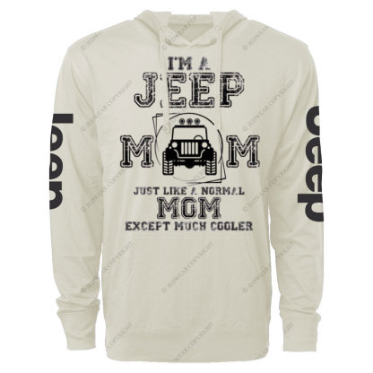 I'm A Jp Mom I Love Jp Oversized Lightweight Hoodie